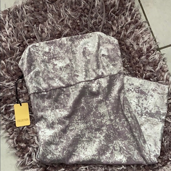 [NWT] Lavender Velour Dress - Picture 1 of 3